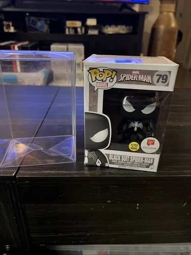 Funko Pop Vinilo Marvel #79 Traje Negro Spider Man Walgreens Exclusivo Nuevo