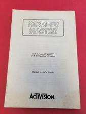 Kung-Fu Master Atari 2600 Game MANUAL Activis...