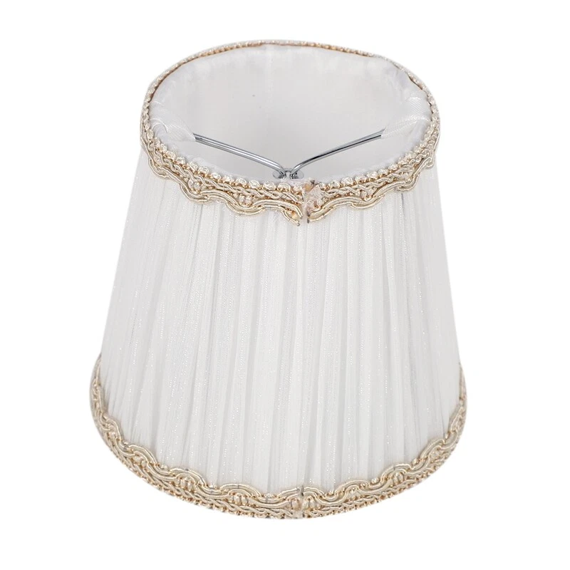 Chandelier Shades ONLY for Candle Bulbs Clip On Lamp Shades Set of