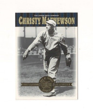 2001 Upper Deck Cooperstown Collection Hall Of Famers Christy Mathewson #18