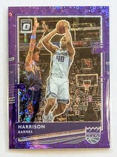 2020-21 Donruss Optic Harrison Barnes Fast Break Purple Prizm #35 Kings