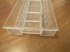 VINTAGE UNMARKED TIDY TRAY CLEAR SEWING BOX REPLACEMENT TRAY — photo 7