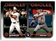 2024 Topps Update David Banuelos / Matt Krook RC Baltimore Orioles #US315