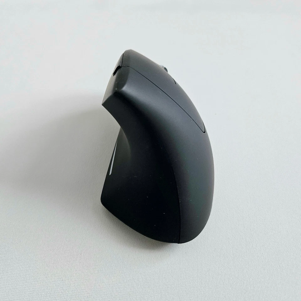 Wireless Vertical Ergonomic Mouse Bluetooth Black Home Office Work Battery - Image 3 of 4