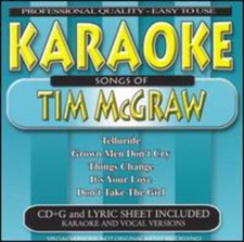 Karaoke, Karaoke: Songs of Tim Mcgraw, audioCD
