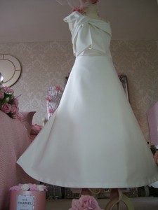 monsoon tea length wedding dress