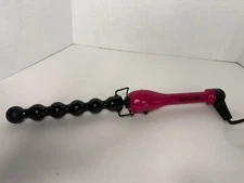 Revlon Salon Curling Iron Bubble Ball Wand, Pink Used