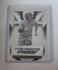 🔥Gavin Grahovac 1/1 -2024 Leaf Metal Valiant - Clear Pre-production Proof