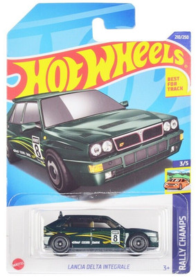 HOT WHEELS 1:64 LANCIA DELTA INTEGRALE #8 GREEN DIECAST MODEL CAR HHF56 SEALED!!