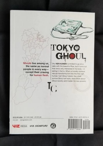 Tokyo Ghoul by Sui Ishida English Manga Vol 1 Viz Media, NEW - Picture 2 of 3