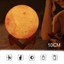thumbnail 1 - 16 Colour Moon Lamp Dimmable LED 3D Night Light USB Recharge &amp; Remote Control
