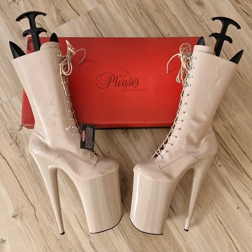 Pleaser Beyond 1050 taglia 42 (US12) beige - nuovo con scatola - Foto 3 di 4