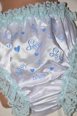 ANT B 39x - Double satin high shine sensual comfort panties, BN, Sissy frillies