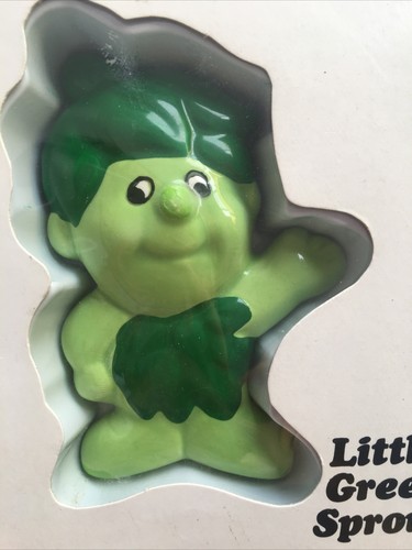Vintage Green Giant Little Green Sprout Refrigerator Fridge Magnet Set 1980s - Picture 6 of 7