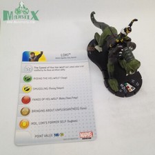 Heroclix Fear Itself set Loki 101 Limited Edition figure w/card 