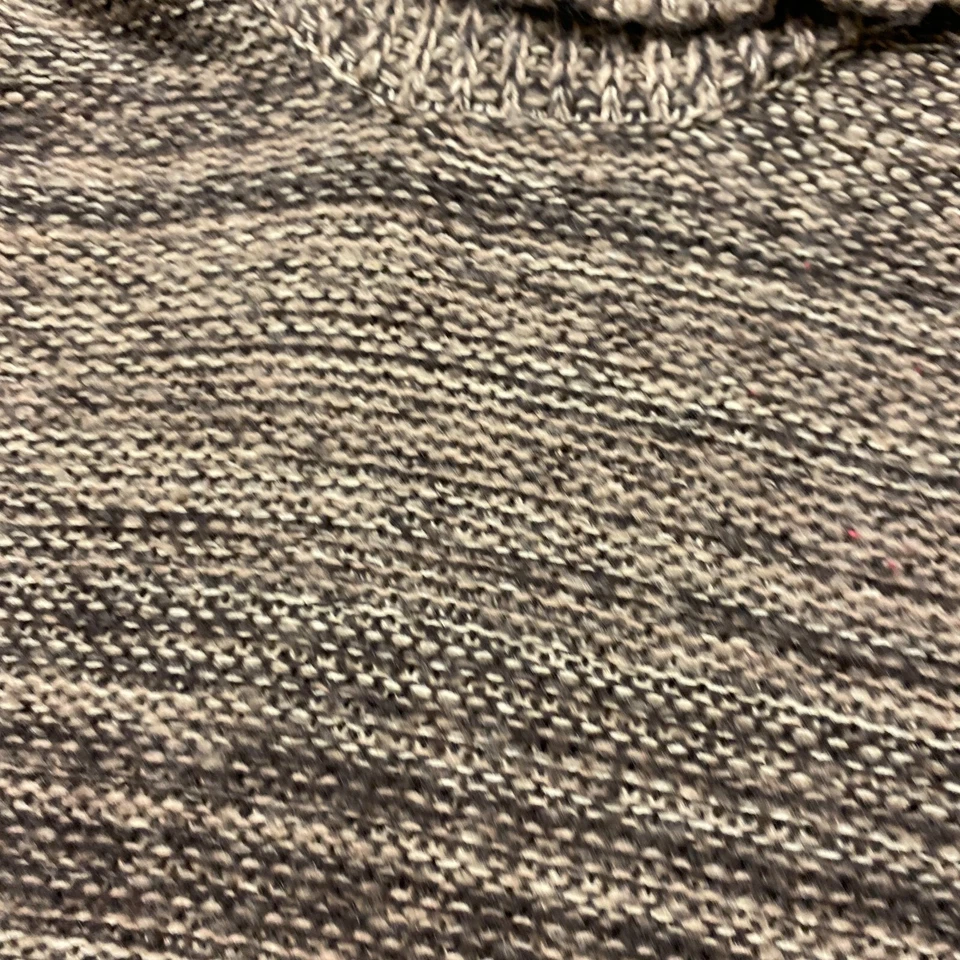 Derek Heart Sweater Dress womens m Brown Short Sleeve Cowl Neck Knit Mini Fall - Image 4 of 4