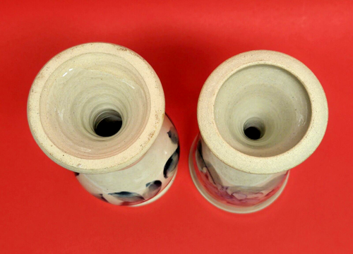 Lord & Lady Handmade & Painted Pottery Goblet Set Renaissance Style Medieval EUC - Picture 8 of 8