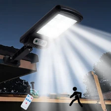 990000LM LED Solar Street Light Commercial Dusk To Dawn Outdoor Road Wall Lamp.