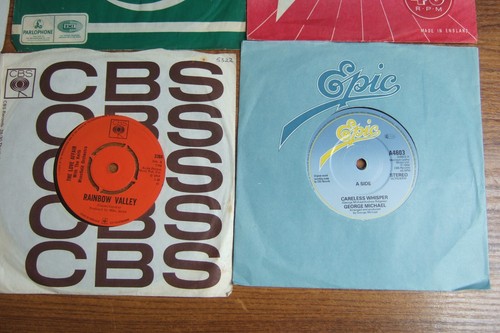JOB LOT 22 x 7" SINGLES GOOD TITLES ROLLING STONES /GEORGE MICHAEL / DUSTY L71 - Picture 2 of 12