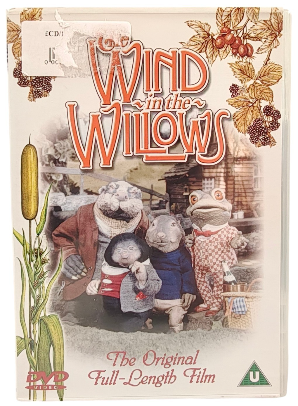 THE WIND IN THE WILLOWS DVD 💿 THE ORIGINAL FULL LENGTH FILM