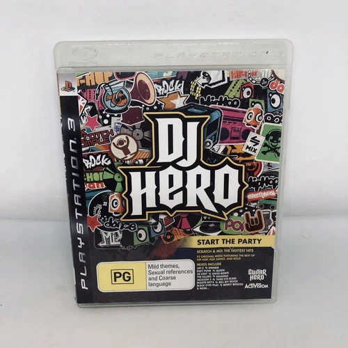 DJ HERO Sony Playstation 3 With Manual Very Good Condition Complete PAL Game