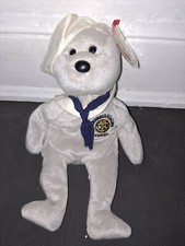 TY Beanie Baby - RONNIE the Sailor Bear USA Exclusive  8.5 inch -