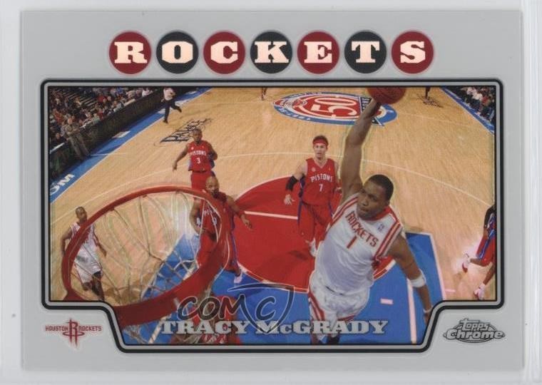 2008-09 Topps Chrome Refractor Tracy McGrady #111 HOF