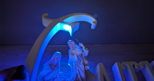 Dicksons Holy Family Schneekugel – Kunstharz, 5,7 Cm Hoch, Mit Glitzer, Weihnachtsdeko