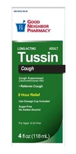 Good Neighbor Pharmacy Tussin Long-Acting S/F Cough Syrup 4oz