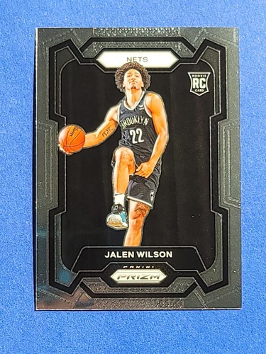 2023-24 Panini Prizm Basketball Jalen Wilson #128 Rookie RC Nets Base card