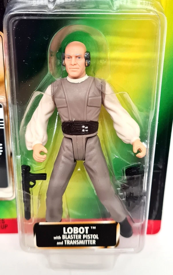 Kenner - Lobot con Blaster etc Bespin POTF Freeze Frame Star Wars Figura ESB Foto 2 de 4