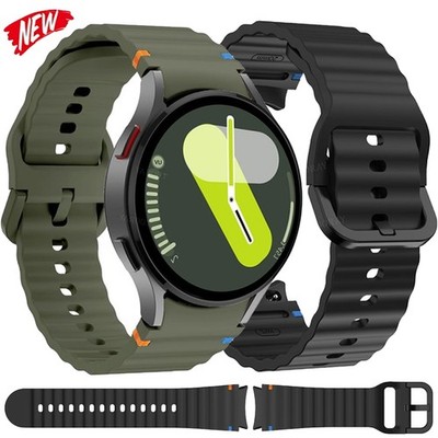Silikon Armband für Samsung Galaxy Watch FE 7 6 5 4 40/44mm 6 4 Classic 43/47mm