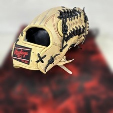 Rawlings Wizard Baseball Softball Glove, Adult, Beige, Soft, Used