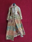 VINTAGE  BARBIE OUTFIT #SILVER BLUES" COAT  #3357  1972