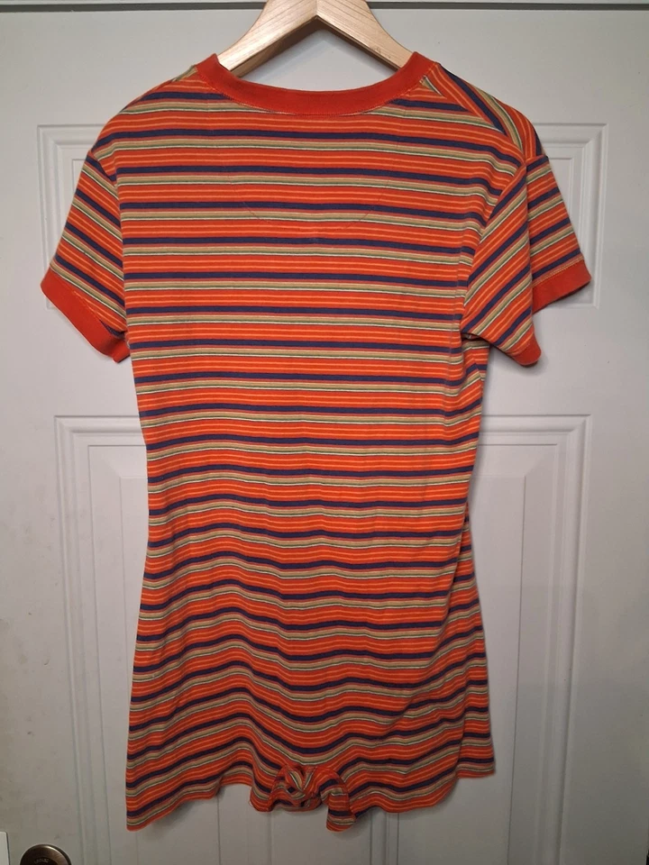 Vintage Victoria's Secret Pure Cotton Colorful Romper Women's Size Lg Playsuit - Image 2 of 4