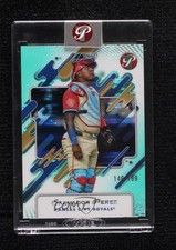2025 Topps Pristine Aqua Pulsar Refractor 146/199 Salvador Perez #284 16wc