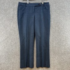 The Limited Women's Dress Pants Size 8 Blue Mid Rise Straight Leg