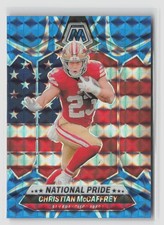 Christian Mccaffrey #256 2024 Panini Mosaic Blue Naitonal Pride 49ers