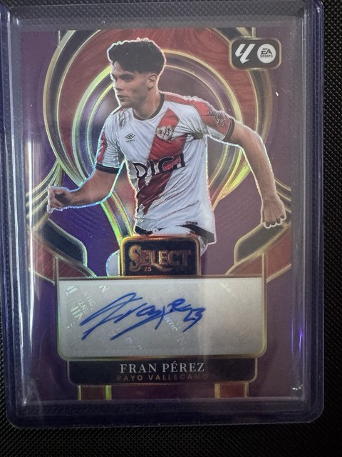 Panini Select La Liga 2025-26 Fran Pérez Rayo Vallecano Prizm Autograph /49