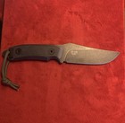 EAFENGROW EF-126 Fixed Stonewashed Blade Knife G10 Handle With Sheath  Unused — photo 4