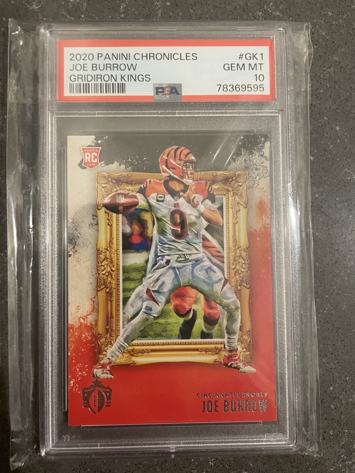 Joe Burrow Panini Chronicles Gridiron Kings #GK1 Base