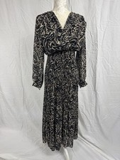 Gorgeous Designer Kurt Muller Print 👗 Midi Maxi dress - medium size 12
