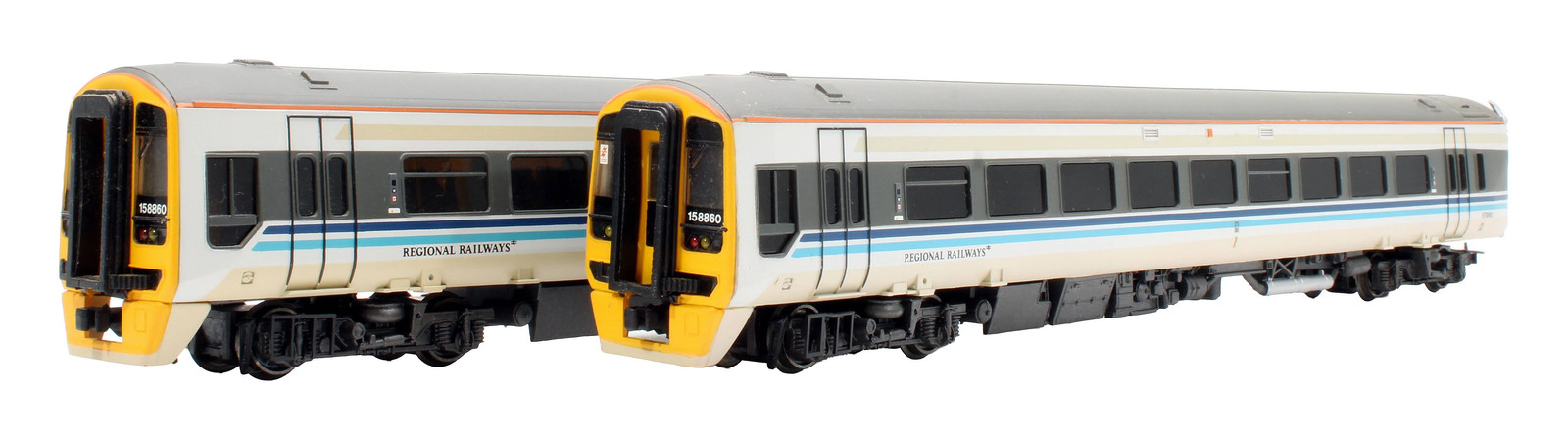 BACHMANN 'OO GAUGE' 31-500A REGIONAL RAILWAYS CLASS 158 860 2 CAR DMU