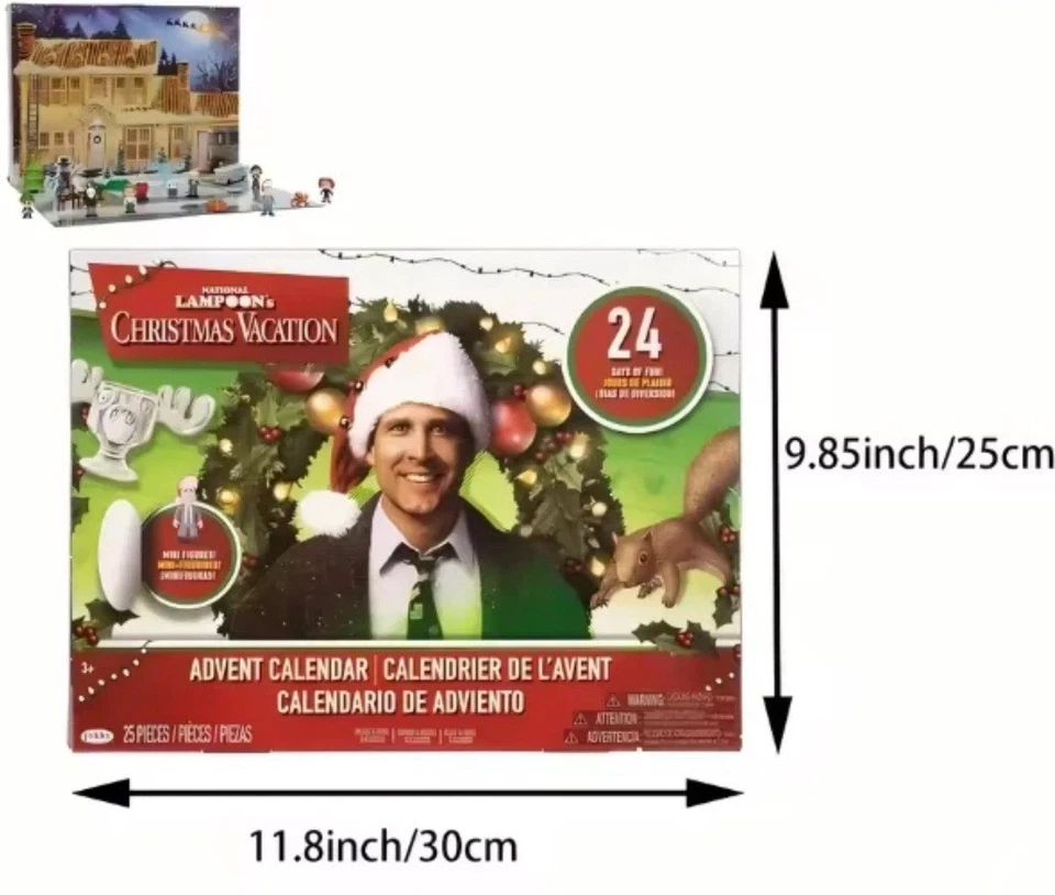 New 🎄24 Day Christmas Vacation Advent Calendar, Christmas Vacation Figures - Image 3 of 4