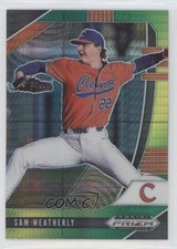 2020 Panini Prizm Draft Picks Green & Yellow Hyper Sam Weatherly #PDP81 g9j