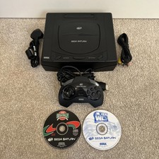 Sega Saturn Console And Games Bundle. Free P&P.