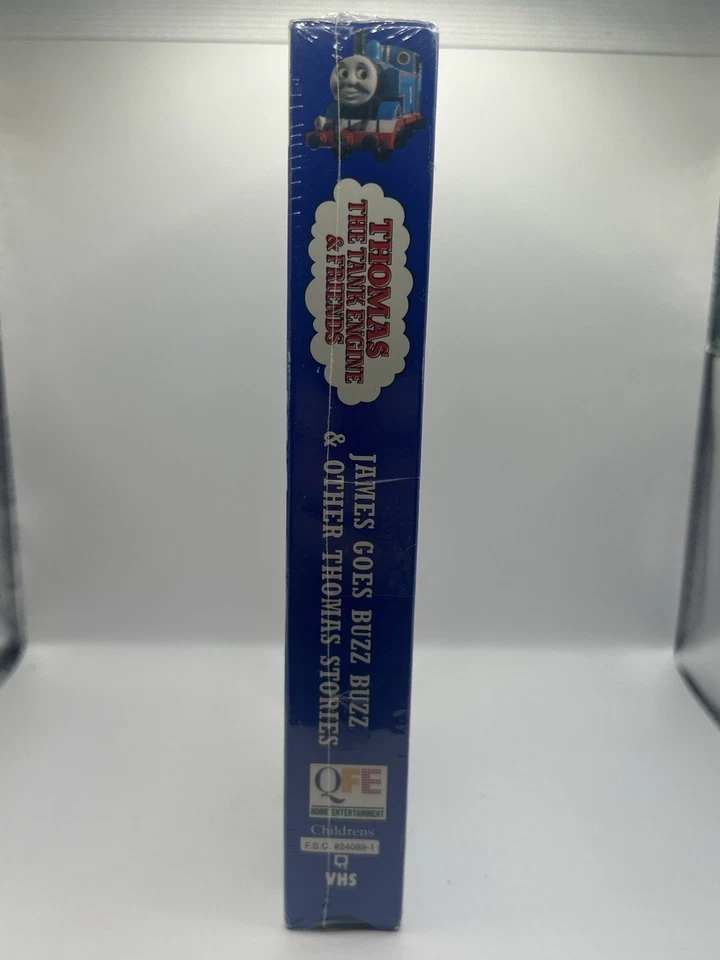Thomas The Tank Engine & Friends James Goes Buzz Buzz VHS Sealed George Carlin Foto 3 de 4