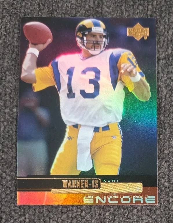 1999 Upper Deck Encore #139 Kurt Warner Rookie RC St. Louis Rams HOF 🏈
