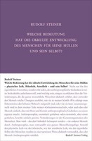 Welche Bedeutung Hat Die Okkulte Entwicklung Des Menschen FüR Seine HüLlen ...