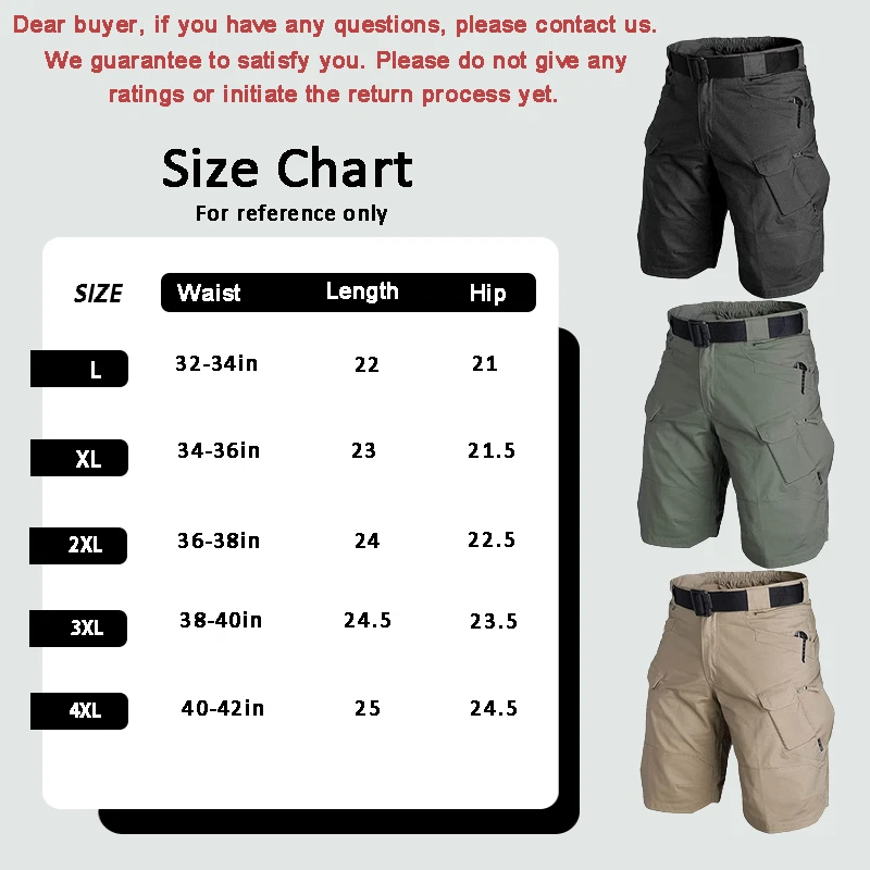 Pantalones cortos informales de trabajo de secado rápido para hombre de verano al aire libre carga senderismo Foto 2 de 4